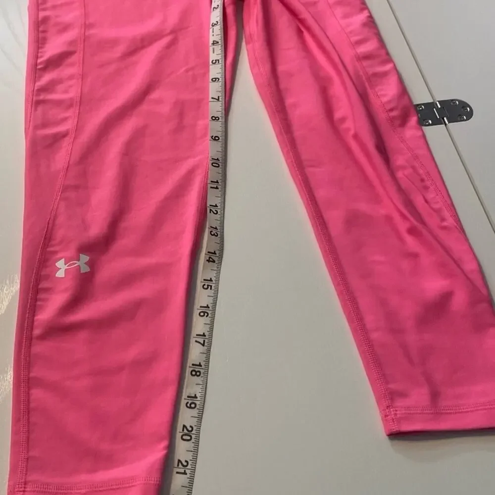 Hot Pink Youth large Under Armour leggings